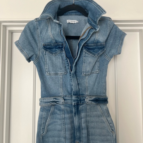 Good American Fit for success jeans jumpsuit. M. Straight leg jumpsuit. - Picture 4 of 7